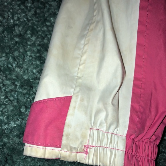 Pink/ White Columbia Rain Jacket - Picture 4 of 8
